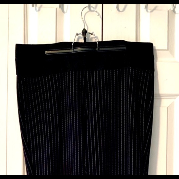 Suko black pin stripe dress pants (sz 16) - Picture 2 of 6